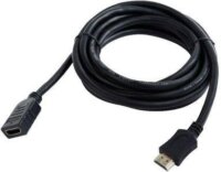 Gembird HDMI M - HDMI F Adapterkábel (ethernet) Fekete 4.5m