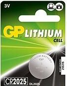 GP CR2025 3V Lítium gombelem (1 db / csomag)