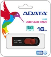 A-data 16GB C008 USB 2.0 pendrive - Fekete/piros