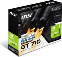 MSI GeForce GT 710 2GB DDR3 LP Videókártya