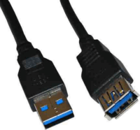 Goobay 93999 USB 3.0 hosszabbító kábel 3m - Fekete