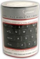 Gembird KB-109F-B Flexibilis Billentyűzet - Angol (US)