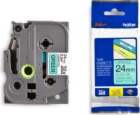 Brother TZE751 P-Touch Feliratozógép szalag 24 mm zöld alapon fekete