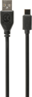Gembird USB 2.0 A -> USB-C (apa/apa) adatkábel 1.0m - Fekete