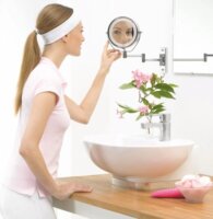 Beurer BS59 LED Fali Kozmetikai Sminktükör Ø 11 cm - Króm