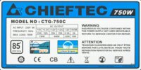 Chieftec 750W A80 CTG750C tápegység