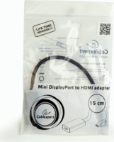 Gembird Mini Displayport v1.1 - HDMI v1.3b adapter Fekete