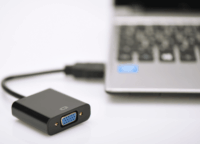 Digitus HDMI M - D-Sub(15F) (+ 3.5mm Jack Audio) 0.15m Adapterkábel Fekete