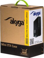 Akyga AK-100-01BK Számítógépház - Fekete + 60W PSU