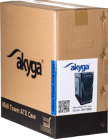 Akyga AK13BK Számítógépház - Fekete