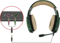 Trust GXT322C Sztereó Headset - Zöld Terepmintás