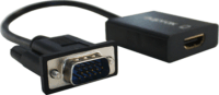 Approx D-Sub(15) M - HDMI F Adapterkábel 0.15m Fekete