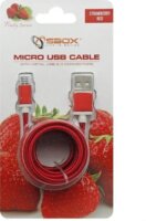 Sbox AM-MICRO-15R USB-Micro USB kábel 1,5m Piros