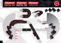 Carrera 20589 Külső 1/4-es Padka EVO/D132/D124 Versenypályához