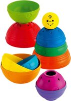 Fisher Price W4472 Csésze piramis építő játék - Színes