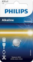 Philips A76/01B Alkaline LR44 Gombelem