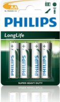 Philips R6L4B/10 AA cink-szén LONGLIFE Elem (4db/csomag)