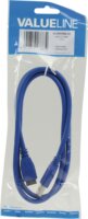 Valueline VLCP61500L10 USB 3.0 M- USB micro-B M Adatkábel 1m Kék