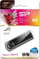 Silicon Power 64GB Blaze B21 USB3.0 pendrive - Fekete
