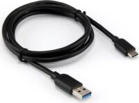 Sbox CP01-20-001 USB-A Type-C 3.0 összekötő kábel 1m - Fekete