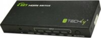 Techly 020713 HDMI Switch távirányítóval (5 PC - 1 Kijelző)