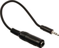 Valueline VLAP22550B02 Jack sztereó adapterkábel 0.2m (3.5mm jack apa - 6.35mm jack anya)