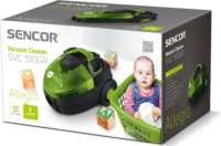 Sencor SVC 510GR Porzsák nélküli porszívó Fekete - Zöld