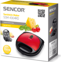 Sencor SSM 4304RD Szendvicssütő - Piros