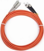 Gembird CFO-LCST-OM2-10 optikai patch kábel LC-ST Duplex 10m - Narancssárga