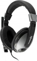 Sbox HS-302 mikrofonos Fejhallgató Fekete-Szürke