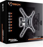SBOX LCD-441 23"-55" LCD TV/Monitor dönthető karos fali tartó Fekete