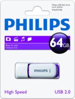 Philips 64GB Snow USB 2.0 Pendrive - Fehér