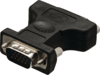 Valueline VGA M - DVI-I F Adapter Fekete