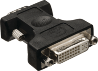 Valueline VGA M - DVI-I F Adapter Fekete
