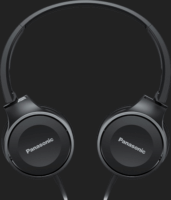 Panasonic RP-HF100ME-K Mikrofonos fejhallgató Fekete