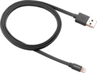Canyon CNS-MFIC2DG MFI USB-lightning lapos Iphone töltőkábel - Sötétszürke (1m)