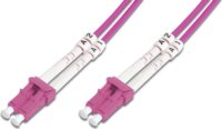 Digitus DK-2533-10-4 optikai patch kábel LC Duplex MM 10m - Magenta