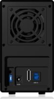 RaidSonic Icy Box IB-RD3620SU3 3.5" USB 3.0 Külső JBOD HDD ház Fekete