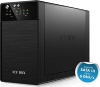 RaidSonic Icy Box IB-RD3620SU3 3.5" USB 3.0 Külső JBOD HDD ház Fekete
