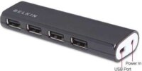 Belkin F4U042BT Ultra-Slim USB 2.0 HUB Fekete/Fehér