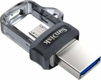 SanDisk 128 GB Ultra Duel Drive Micro USB + USB 3.0 Pendrive - Fekete