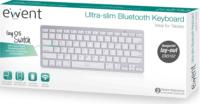 Ewent EW3162 Bluetooth Billentyűzet HU - Fehér