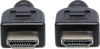Manhattan 353922 HDMI/HDMI V2.0 monitor kábel 1m Fekete