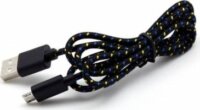 Sbox USB A -Micro USB (apa - apa) kábel 1m - Fekete