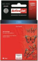 ActiveJet (Canon CLI-551C) Tintapatron Ciánkék
