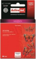 ActiveJet (Canon CLI-551M) Tintapatron Magenta