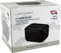 LC Power LC-DOCK-U3-III HDD dokkoló állomás (USB 3.0 - SATA)