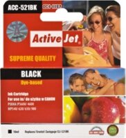 ActiveJet (Canon CLI-521BK) Chipes Tintakazetta Fekete