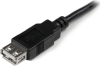 Startech USBEXTAA6IN USB 2.0 Apa - USB 2.0 anya kábel 15cm - Fekete