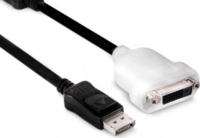 Club3D DisplayPort - DVI-D (apa - apa) adapter - Fekete